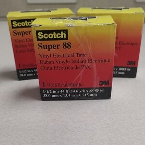 3 ~ Scotch Super 88 Vinyl Electrical Tape